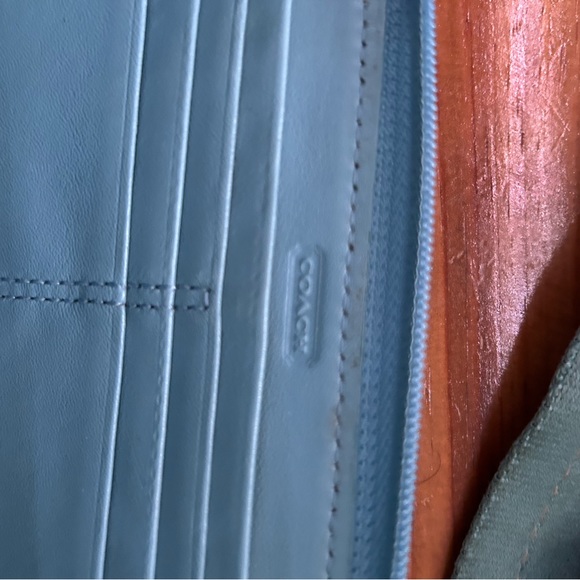 Authentic Coach fabric handbag and wallet - Picture 5 of 6